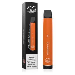 Tangerine Ice Disposable Vape Pod by Puff flow