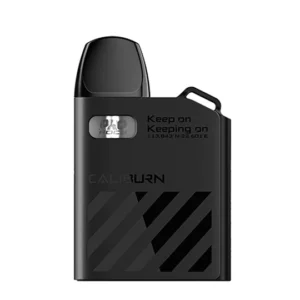 Caliburn Ak2 Pod Kit with 2 ml e-liquid capacity refillable pod.